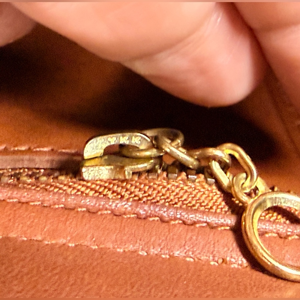 Coach Vintage Court Bag with Gold-Tone Turn Lock - Picture 8 of 10
